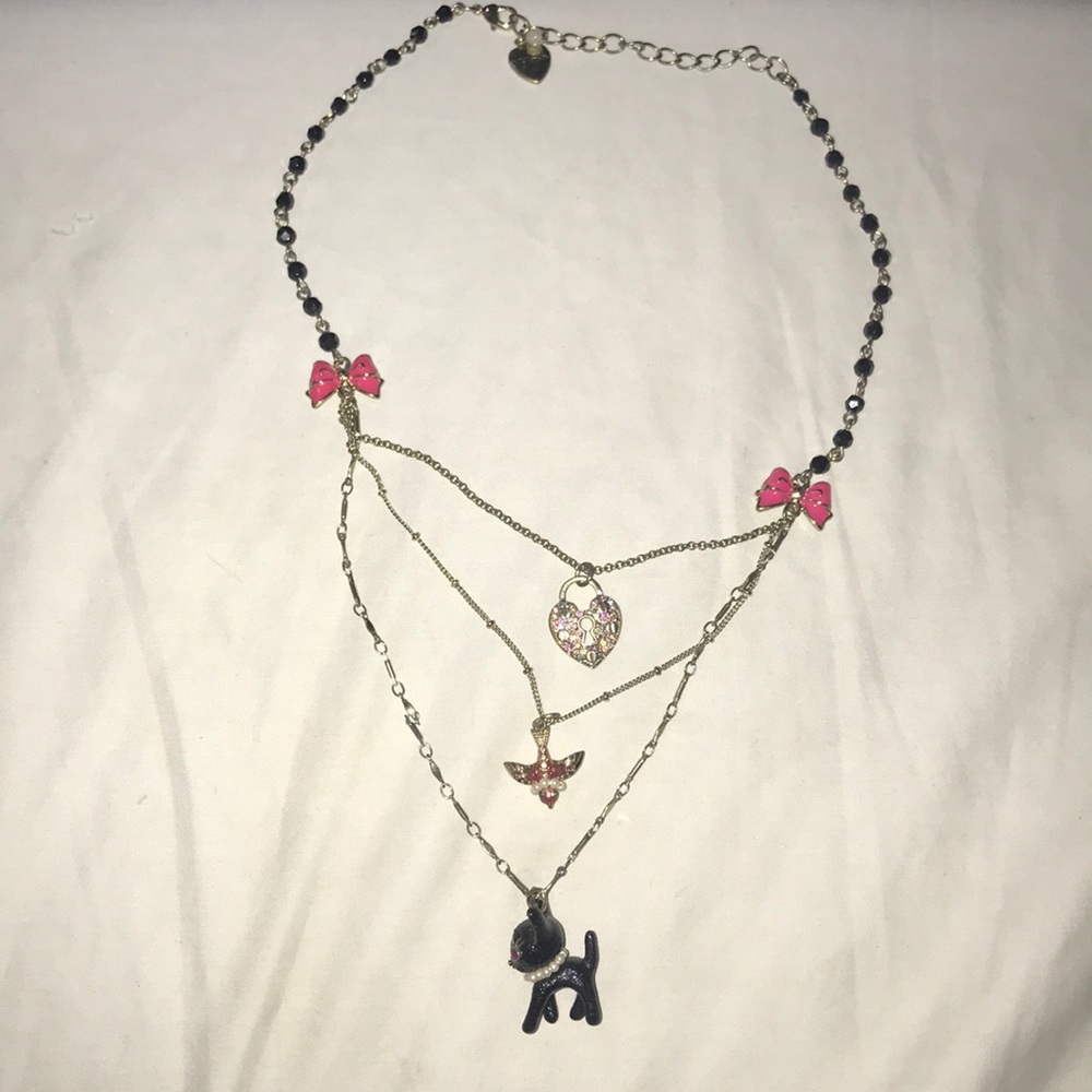 Betsey Johnson long necklace